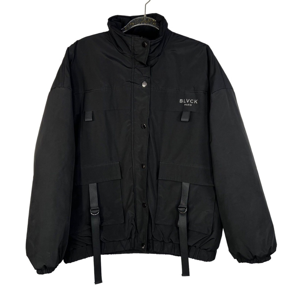 Blvck Paris Cargo Jacket in Black Size X-Large